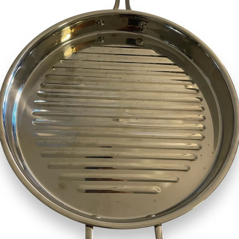 Spring USA Primo 5-ply Stainless Steel Cook & Serve‎ Griddle Pan 12